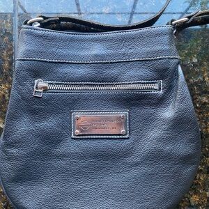 Harley-Davidson Black Leather Crossbody Bag